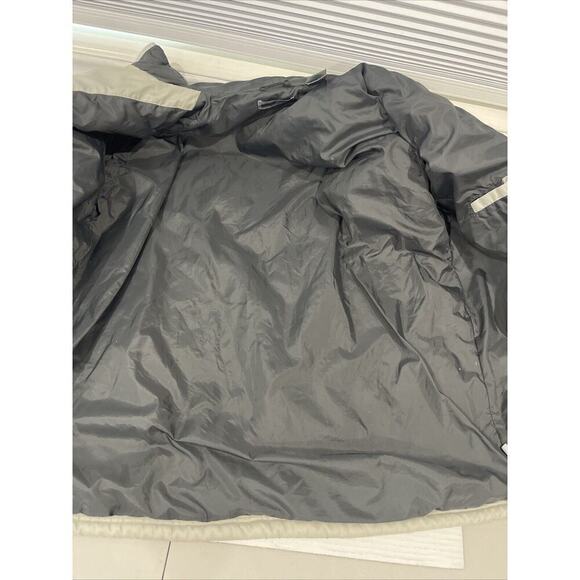 Fila Puffer Jacket XXL Zip Pocket Color Block Street Wear Tennis Euro Red Blue - Picture 13 of 15